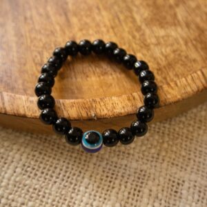 Evil Eye Glass Beads Bracelet