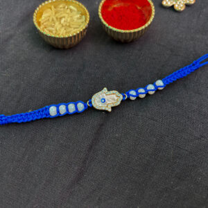 Evil Eye & Hamsa Hand Beautiful Beads Rakhi For Brother