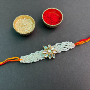 Handmade Chidmoti Rakhi For Brother