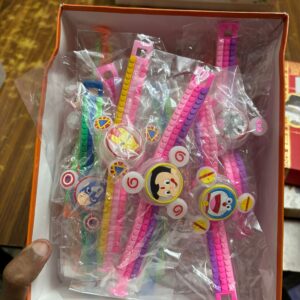 Kids Fidget Spinner Carton Charter  Light Rakhi (Mixed Style )